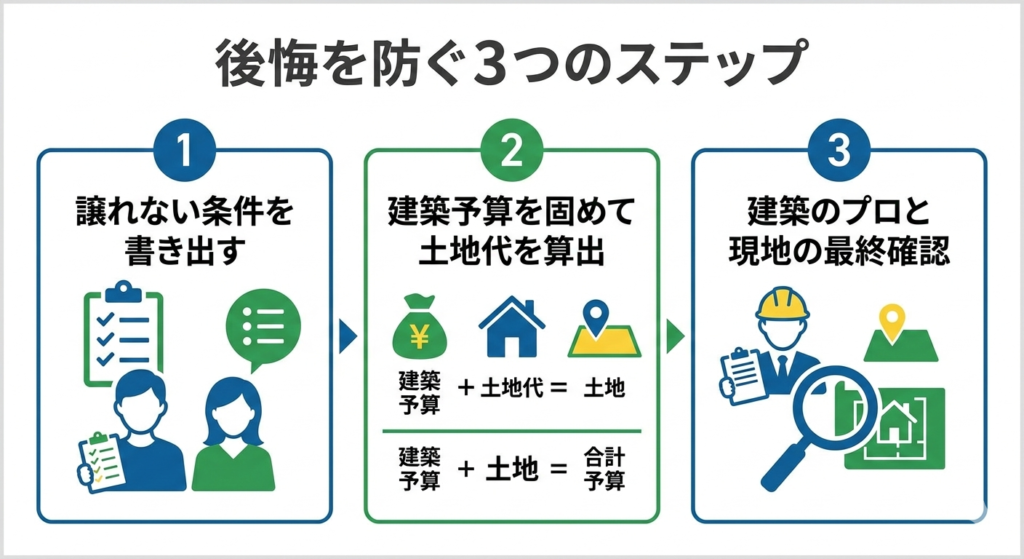 後悔を防ぎ夫婦の意見をまとめる3つのステップ