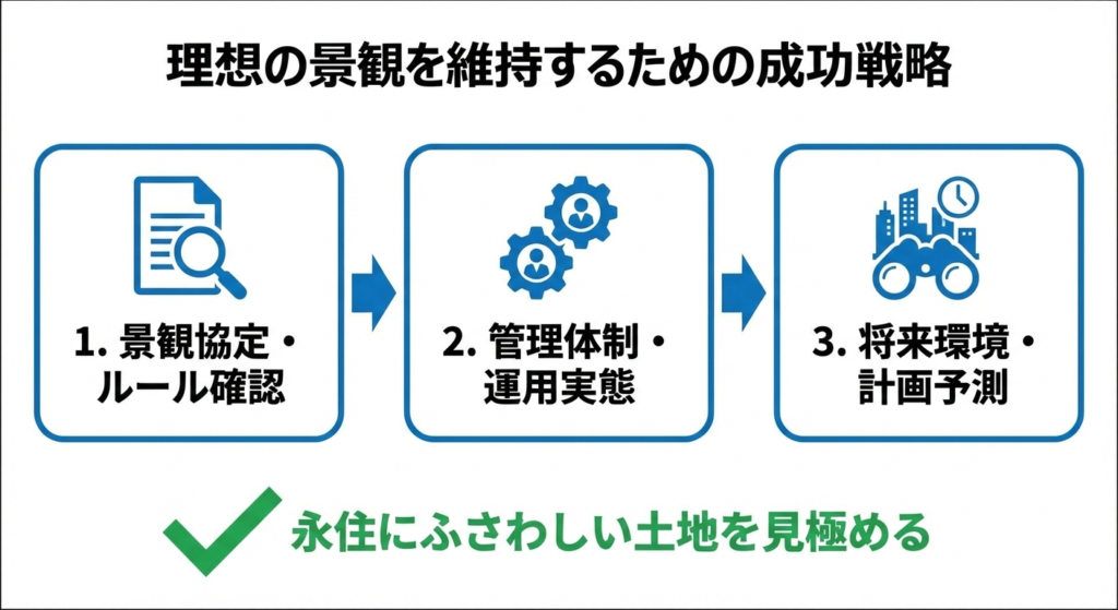 理想の景観を維持するための3つの成功戦略