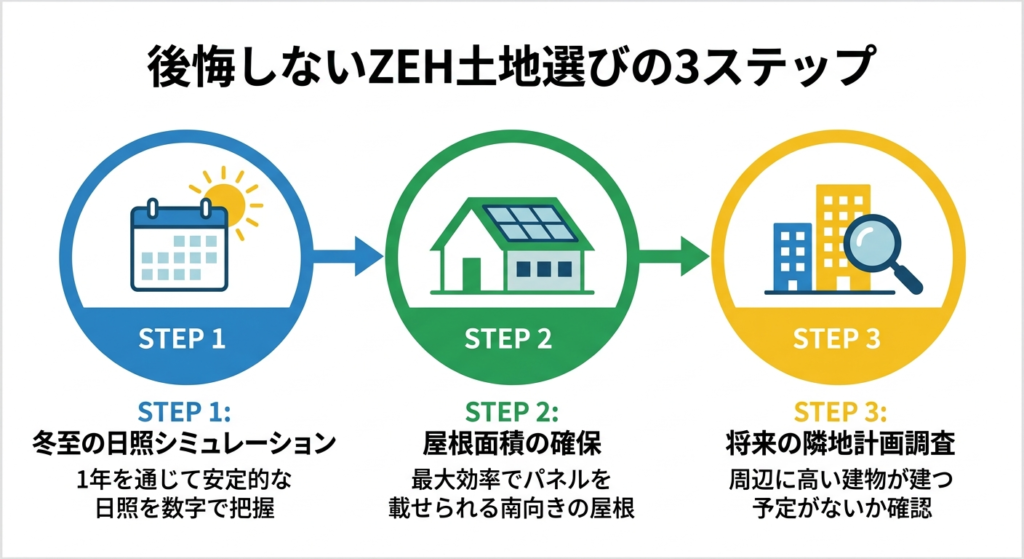 ZEH住宅での後悔をゼロにする3つの土地選びポイント