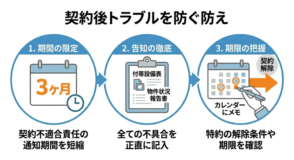 契約後のトラブルを未然に防ぐ3つの重要ステップ