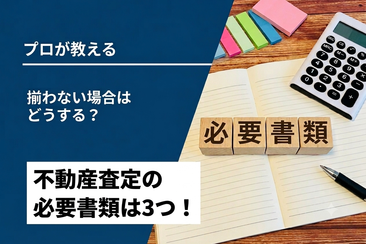 【不動産査定②】不動産査定の必要書類を簡単3ステップで準備
