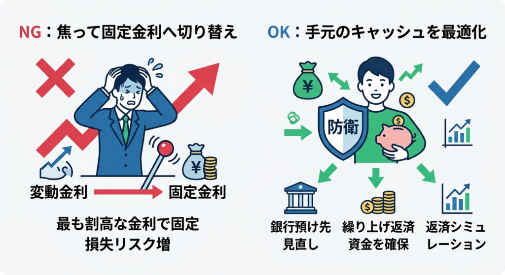 変動金利で後悔しない！金利上昇時の本当のキャッシュ防衛策