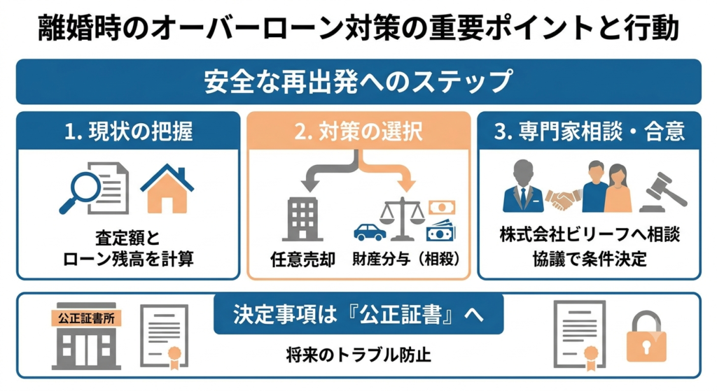 離婚時のオーバーローン対策の重要ポイントと行動