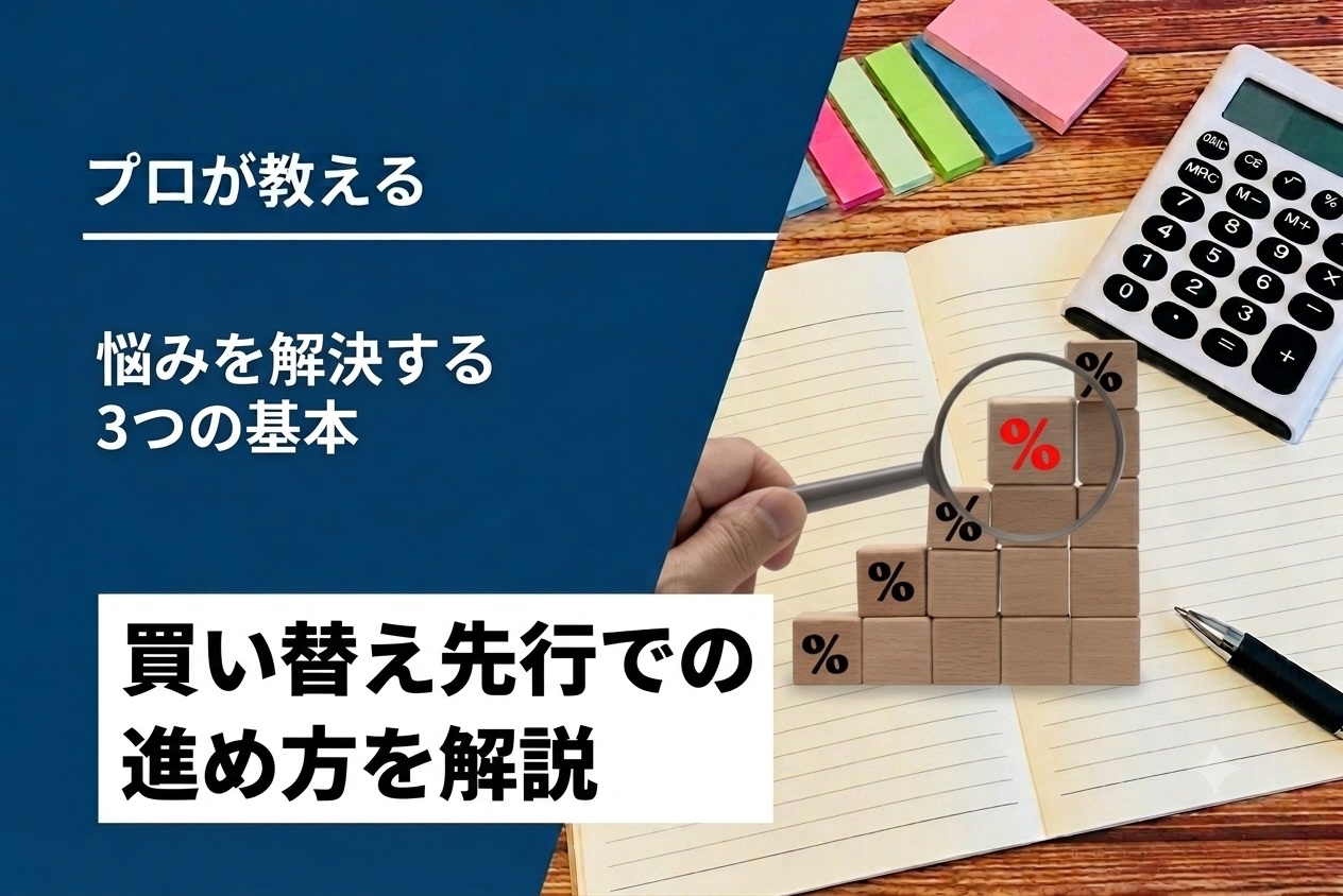 【プロ伝授】住宅ローン買い替え買い先行で銀行を選ぶ3つの基本