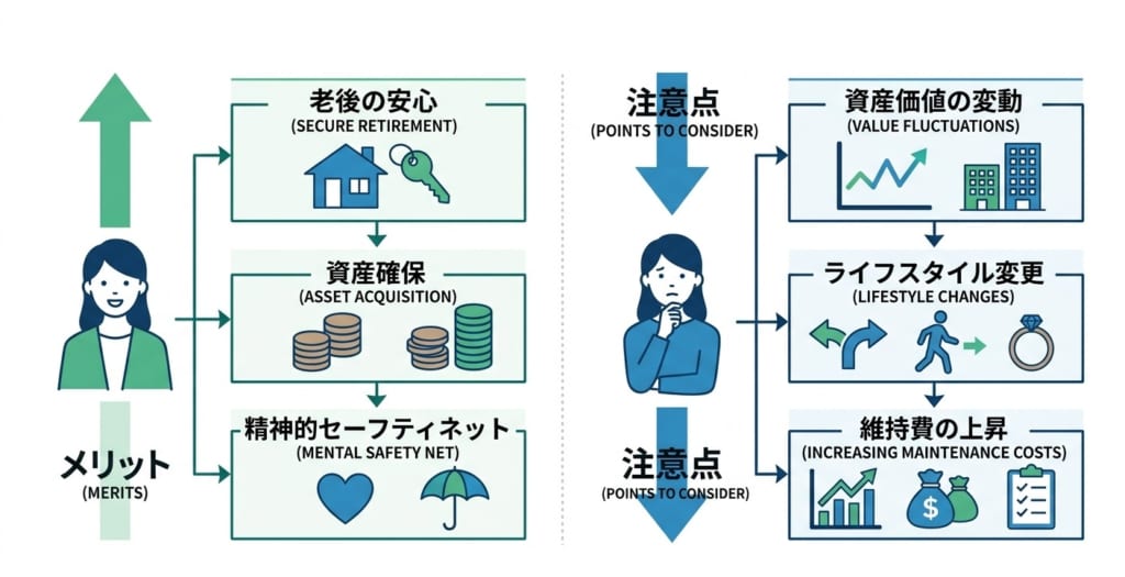 独身女性マンション購入で老後の安心感を得るメリットと注意点