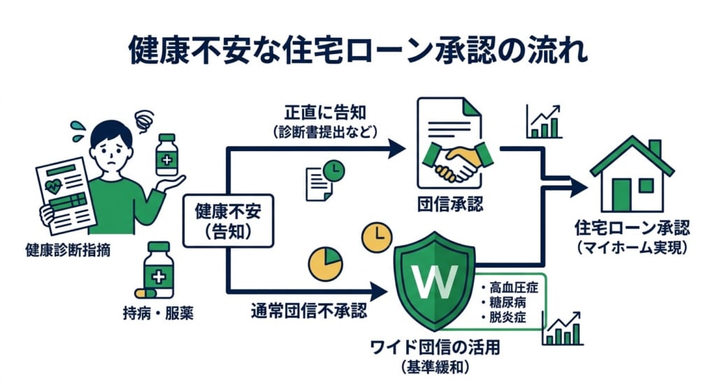 健康診断の指摘や持病の服薬中でも住宅ローン審査に通る理由
