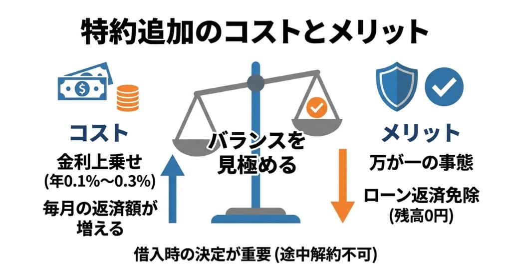 特約を付けるメリットとデメリット
